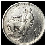 1925 Stone Mountain Silver Half Dollar LIGHTLY CIR