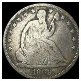 1869-S Silver Half Dollar NICELY CIRCULATED