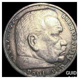 1939-B Germany Silver 5 Reichsmark CHOICE BU