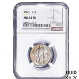1929 Standing Liberty Quarter NGC MS64 FH