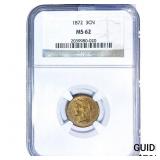 1873 Nickel Three Cent NGC MS62