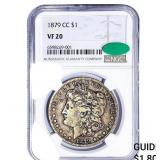 1879-CC CAC Morgan Silver Dollar NGC VF20
