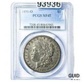 1891-O Morgan Silver Dollar PCGS XF45