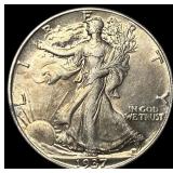 1937 Walking Liberty Half Dollar CHOICE AU