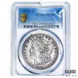 1892-CC Morgan Silver Dollar PCGS VF25