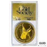 1980 Gold Society 1oz Gold Medal Krugerrand Anni.