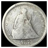 1875-S Silver Twenty Cents NICELY CIRCULATED