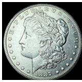 1887-S Silver Morgan Dollar ABOUT UNCIRCULATED