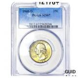 1940-D Washington Silver Quarter PCGS MS67