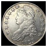 1823 Capped Bust Half Dollar CLOSELY UNCIRCULATED