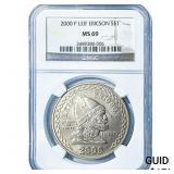 2000-P Leif Ericson SIlver $1 .7734 ASW NGC MS69