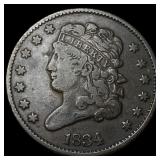 1834 Classic Head Half Cent LIGHTLY CIRCULATED