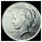 1924 Silver Peace Dollar UNCIRCULATED