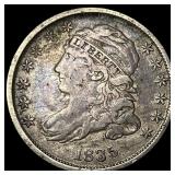 1835 Capped Bust Dime ABOUT UNCIRCULATED