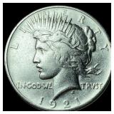 1921 Silver Peace Dollar CLOSELY UNCIRCULATED