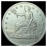 1873-S Silver Trade Dollar CLOSELY UNCIRCULATED