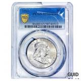 1961 Franklin Half Dollar PCGS MS65 FBL