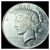 1926-S Silver Peace Dollar CLOSELY UNCIRCULATED