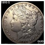1895-S Morgan Silver Dollar CLOSELY UNCIRCULATED
