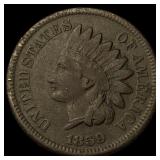 1859 Copper-Nickel Indian Head Cent LIGHTLY CIRCUL