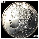 1893 Morgan Silver Dollar UNCIRCULATED
