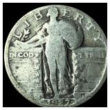 1927-S Silver Standing Liberty Quarter NICELY CIRC