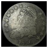 1826 Capped Bust Half Dollar LIGHTLY CIRCULATED