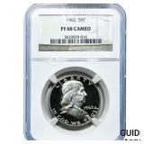 1962 Franklin Half Dollar NGC PF68 Cameo