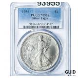 1994 Silver Eagle PCGS MS68
