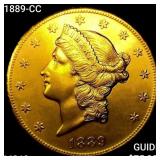 1889-CC $20 Gold Double Eagle CHOICE BU