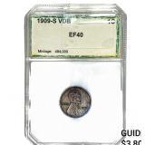 1909-S VDB Wheat Cent PCI EF40