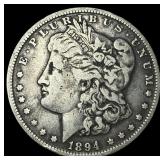 1894-O Silver Morgan Dollar LIGHTLY CIRCULATED