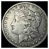 1892 Morgan Silver Dollar LIGHTLY CIRCULATED