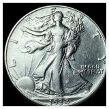 1938-D Silver Walking Liberty Half Dollar CHOICE A