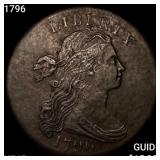 1796 Draped Bust Large Cent NEARLY UNCIRCULATED