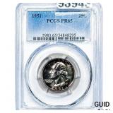 1951 Washington Silver Quarter PCGS PR65