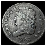 1828 Classic Head Half Cent LIGHTLY CIRCULATED
