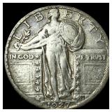1927-M Standing Liberty Silver Quarter NEARLY UNCI