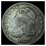 1830 Capped Bust Half Dime LIGHTLY CIRCULATED