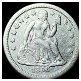 1856-O Silver Seated Liberty Dime NEARLY UNCIRCULA
