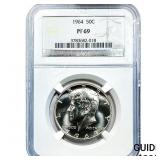 1964 Kennedy Half Dollar NGC PF69