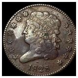 1828 Copper Half Cent NEARLY UNCIRCULATED