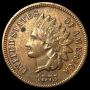 1875 Indian Head Cent NEARLY UNCIRCULATED