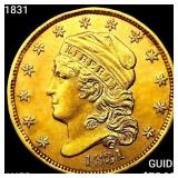 1831 $2.50 Gold Quarter Eagle CHOICE AU