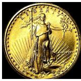 1986 American Gold Eagle 1/10 oz $5