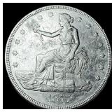 1877-S Silver Trade Dollar CHOICE AU
