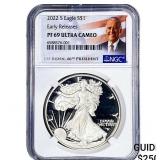2022-S Silver Eagle NGC PF69 Ultra Cameo Joe Biden