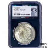 1921 Morgan Silver Dollar NGC MS9.3