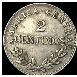1903 Costa Rica Copper Nickel 2 Centimos