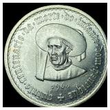 1960 Portugal Silver 10 Escudos